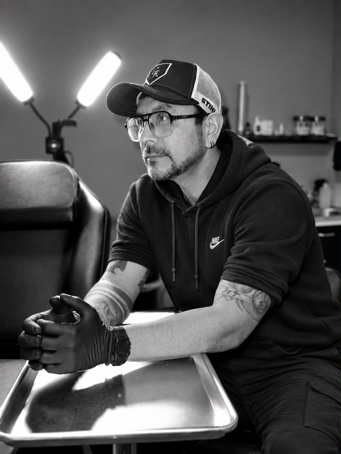 Libardo Villamizar, professional piercer at Diroka Tattoo Studio in Aurora, Colorado